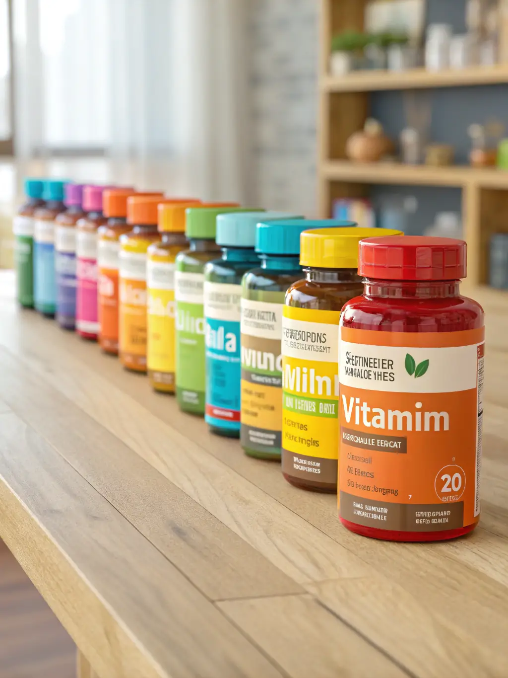 A visually appealing image showcasing various private-label pharmaceutical products with A&M Pharmaceuticals' branding, emphasizing customization and quality.